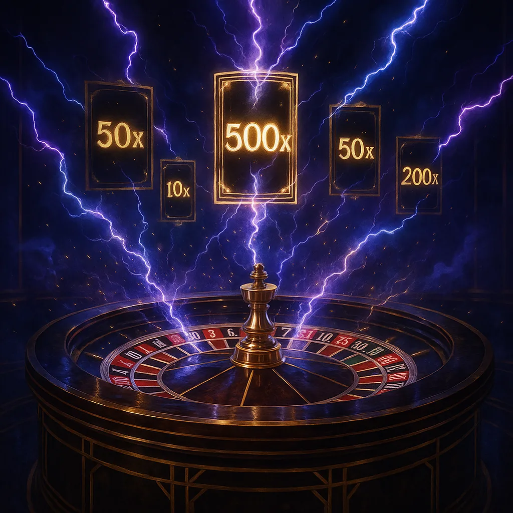RomiBet - Lightning Roulette - Jeu de Casino en Ligne